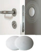 Door Stoppers | Self-Adhesive Door Protectors | Door Protection | Silicone | Transparent | Washable | White | 2 Pieces