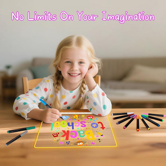 12-color markers - Neon wet/dry erase - For LED notice boards, fine tip