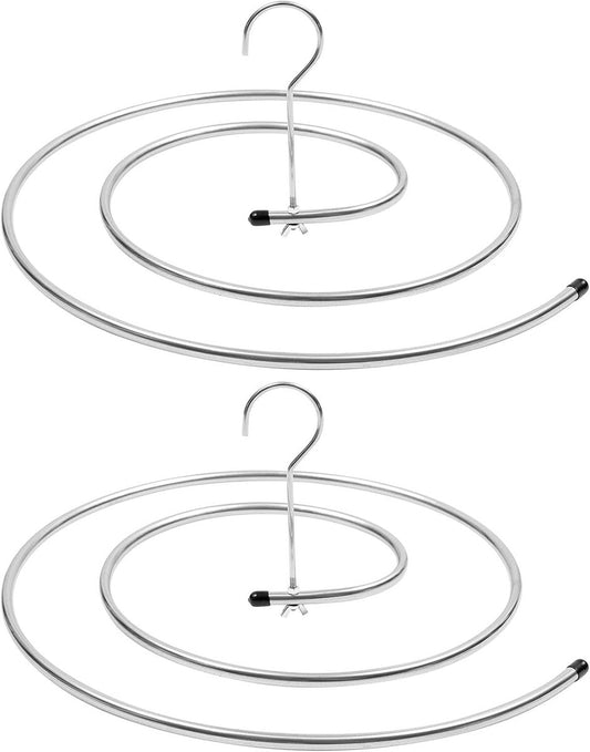 Spiral Drying Rack - 2-Piece Set - Windproof - For Bedding, Towels & Clothing - Rotatable & Space-Saving
