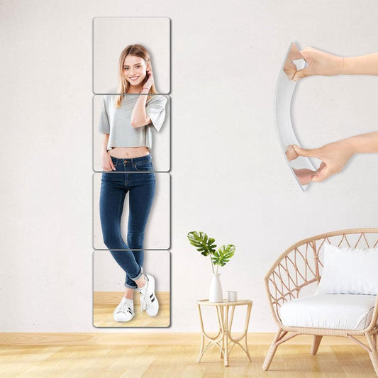 pieces unbreakable Wall Mirror - self-adhesive wallpaper - 30x30 cm, toddlers & children