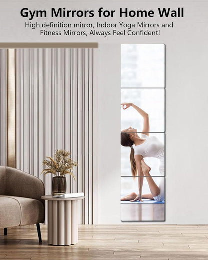 pieces unbreakable Wall Mirror - self-adhesive wallpaper - 30x30 cm, toddlers & children