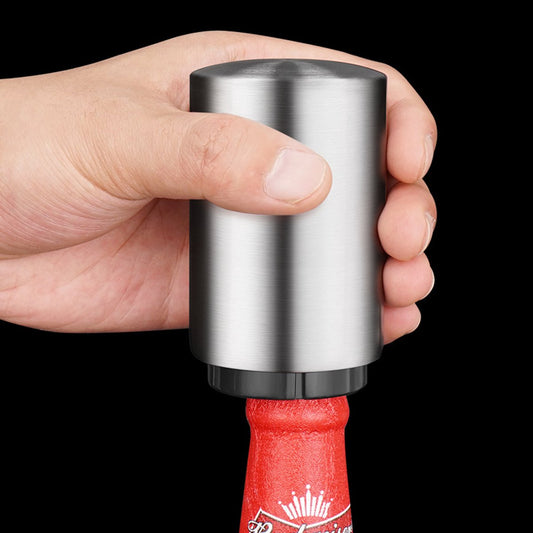 Automatic Corkscrew – Push System, Stainless Steel Color