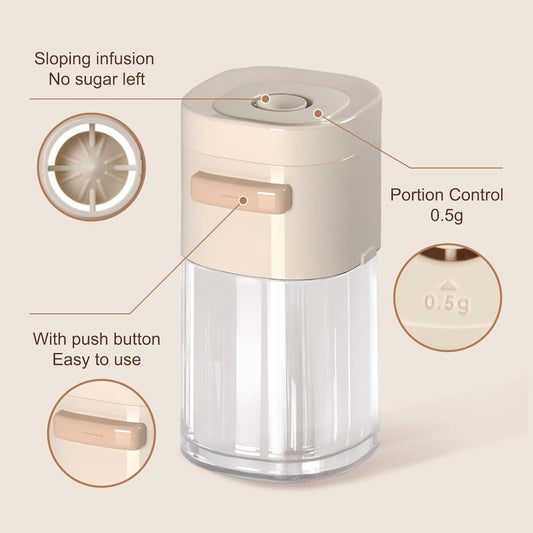 6.4 oz shaker with lid - suitable for kitchen spice tools