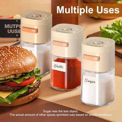 6.4 oz shaker with lid - suitable for kitchen spice tools