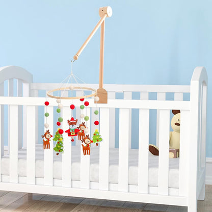 Playpen Mobile - Mobile Holder - Crib Mobile - Wooden Baby Mobile Holder - Wooden Musical Mobile Holder - Wooden Baby Mobile Holder - Wooden Playpen Mobile Holder - Baby Room Decoration - Adjustable Arm for Playpen - Easy to Mount - Adjustable - For Playp