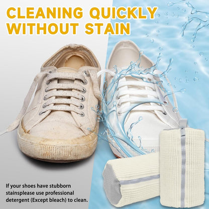 Laundry Bag - Shoe Laundry Net - Shoe Laundry Bag - Shoe Laundry Bag - 39 x 19 Cm - Anti-Deformation Mesh - Delicate Laundry - Shoe Washing - Shoe Laundry Bag - Laundry - Washing Machine - Shoes / Sneakers - With Zipper and Hanging Ring - Reusable