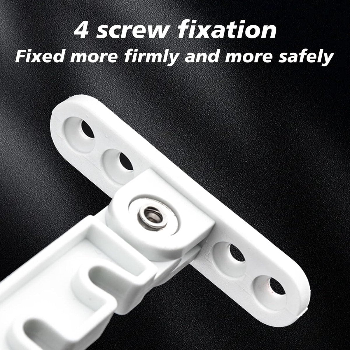 Pieces Window Stopper - Window Limiter - Window Stay - Window Security - Window Tilt Regulator for Adjusting the Window Opening - For Every Window - Window Stay - White - Including Installation Material