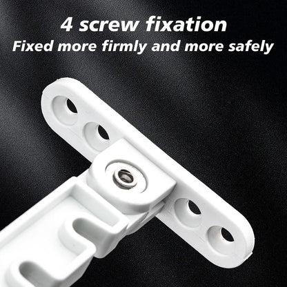 Pieces Window Stopper - Window Limiter - Window Stay - Window Security - Window Tilt Regulator for Adjusting the Window Opening - For Every Window - Window Stay - White - Including Installation Material