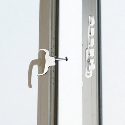 Pieces Window Stopper - Window Limiter - Window Stay - Window Security - Window Tilt Regulator for Adjusting the Window Opening - For Every Window - Window Stay - White - Including Installation Material