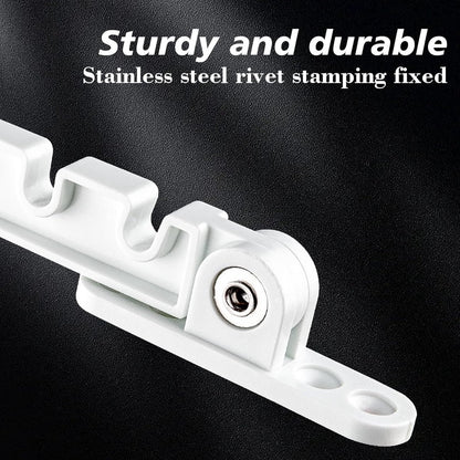 Pieces Window Stopper - Window Limiter - Window Stay - Window Security - Window Tilt Regulator for Adjusting the Window Opening - For Every Window - Window Stay - White - Including Installation Material
