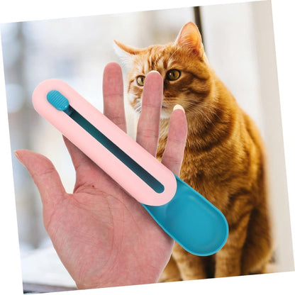 Cat Treats Spoon - 2 Pieces - Cat Food Bowl - Cat Food Bowl - Feeding Spoon - Cat Bar Spoon - Cat Treats Spoon - Snack Spoon for Pets - Feeder Dispenser - Cat Treats Spoon - Cat Food - Adjustable - For Squeezing Out Puree and Snacks