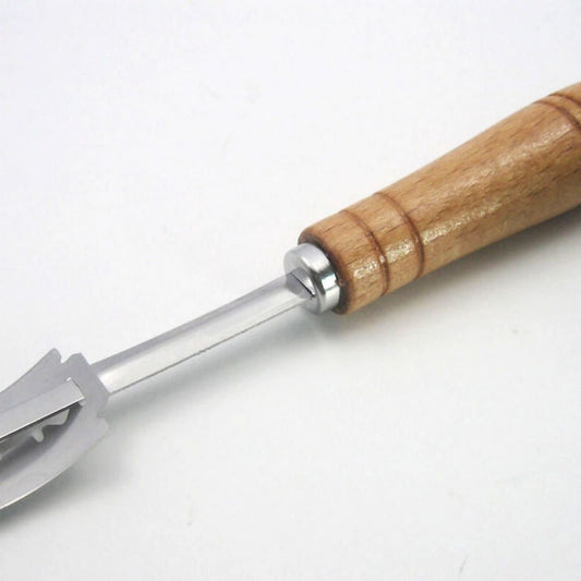Dough Knife - Blade - Blade Knife - Dough Knife - Baguette Knife - With 5 Blades And Storage Case - Wooden Handle - Bread Knife - Baguette Knife - Baking Enthusiast