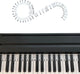 Removable Silicone Piano Stickers - 88 Keys - Key Guide - Keyboard Stickers - Reusable - Learn Music Notes Easily - Learn to Play Strip - Includes Storage Box - For Beginners