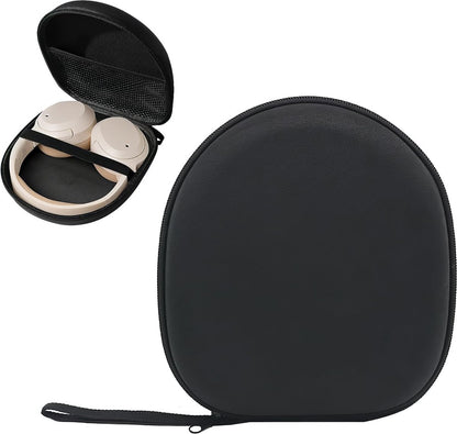Headphone Case - Hard Protective Case - Headphone Case - Headphone Case - Headphone Cover - Protective Case - Carrying Case - On-Ear/Over-Ear - Waterproof - Shockproof - For Most Brands/Bluetooth/HiFi/Wired Headphones/Gaming Headset - Black
