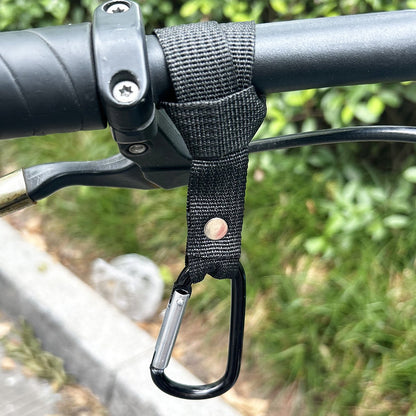 Stroller Hook - 10 Pieces - Bicycle Hook - Stroller Bag Hook - With Carabiner - Extra Sturdy - Bag Hook - Shopping Hook - Universal Hook - Buggy Hook - Diaper Bag Hook - Suitable For Bicycles, Electric Bikes, Strollers - 5 Colors