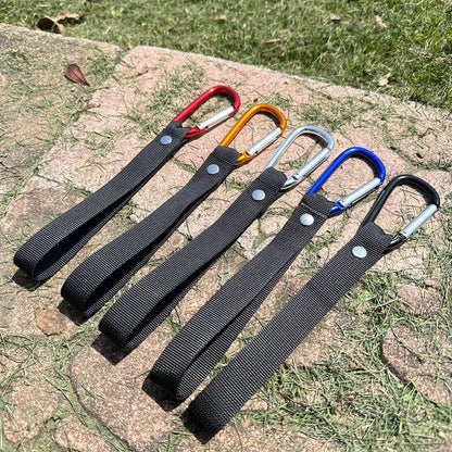 Stroller Hook - 10 Pieces - Bicycle Hook - Stroller Bag Hook - With Carabiner - Extra Sturdy - Bag Hook - Shopping Hook - Universal Hook - Buggy Hook - Diaper Bag Hook - Suitable For Bicycles, Electric Bikes, Strollers - 5 Colors