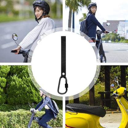 Stroller Hook - 10 Pieces - Bicycle Hook - Stroller Bag Hook - With Carabiner - Extra Sturdy - Bag Hook - Shopping Hook - Universal Hook - Buggy Hook - Diaper Bag Hook - Suitable For Bicycles, Electric Bikes, Strollers - 5 Colors