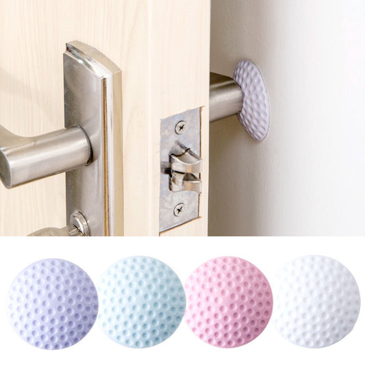 Door Stoppers - 4 Pieces - Door Handle Buffers - Bumpers - Self-Adhesive - Wall Protectors - Door Handle Protection - Door Stopper - Door Buffer - Door Protector - Indoor and Outdoor Door Buffer - Silicone - Flexible - 5cm Dia