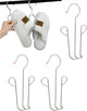 3x Shoe Rack - Drying Rack - Shoe Hook - Stainless Steel Shoe Rack - For 3 Pairs of Shoes - Silver - Laundry Rack - Laundry Racks - Drying Racks - Clothes Hanger - Washing / Shoe Drying - Running Shoes / Casual Shoes / Leather Shoes