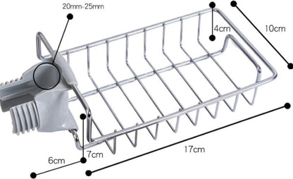 Sink Organizer - Countertop Organizer - Dishcloth Holder - Countertop Organizer - Kitchen Organizers - Storage and Organization - Dish Brush and Sponge Holder for Sink - Kitchen Faucet - Soap Holder - Drying Rack - Bathroom - Countertop Storage Rack - Sta