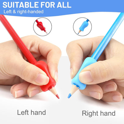 12 pieces Pencil grip - Pencil grip - Soft Grip - Pen grip aid - Pencil grips - Pencil grip - Writing aid - Pen grip aids - Writing aids for children - ergonomic silicone aids - aids to correct posture