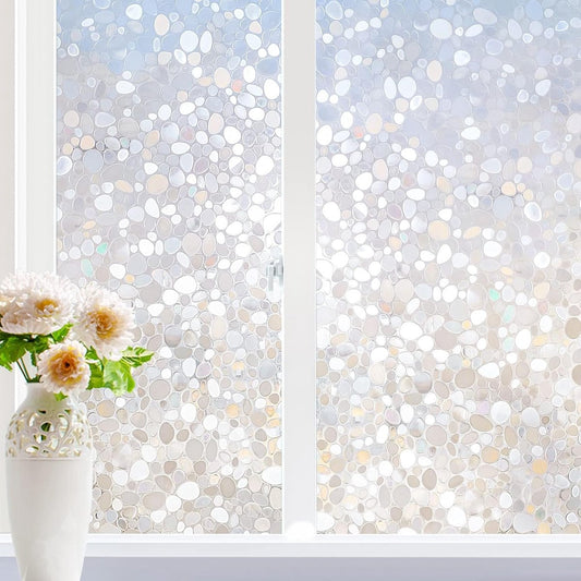 Window film - 50x200cm - privacy window film - stained glass window film - Privacy - Decorative film - static window film - Self-adhesive - Stained Glass - window film - 3D Effect