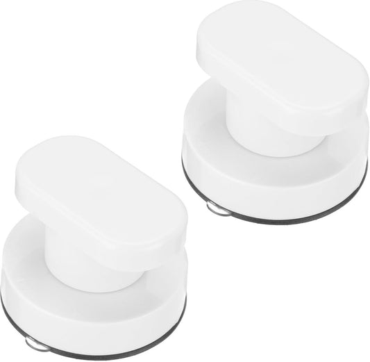 pieces - Door handle - Suction cup door grip - Suction cup handle - suction cup glass mirror door handle - suction cup handles for sliding doors - shower door handle - self-adhesive push-pull armrest - cabinet handles - for window, cabinet, toilet - 62x50