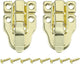 pieces - 58*40 mm - lock - cabinet locks - box lock - toggle lock - metal box toggle lock - with mounting screws - for jewelry box - wooden cabinet - decorative - gold