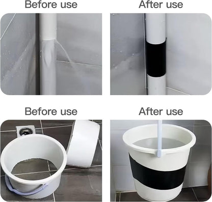 2 pieces - 1.5 m*10 cm - waterproof repair tape - for repairing swimming pools, tents and ponds - repair tape - waterproof adhesive tape - leak-proof tape - insulation tape - sealing tape - for pipes, tents, swimming pools - black