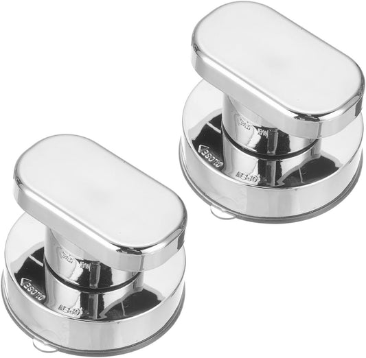 pieces - Door handle - Suction cup door grip - Suction cup handle - suction cup glass mirror door handle - suction cup handles for sliding doors - shower door handle - self-adhesive push-pull armrest - cabinet handles - for window, cabinet, toilet - 62x50