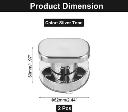 pieces - Door handle - Suction cup door grip - Suction cup handle - suction cup glass mirror door handle - suction cup handles for sliding doors - shower door handle - self-adhesive push-pull armrest - cabinet handles - for window, cabinet, toilet - 62x50