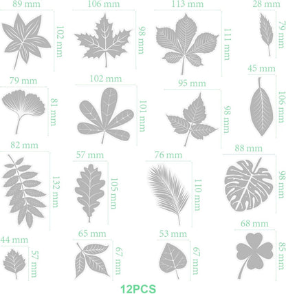 28 pieces - transparent window stickers - butterfly patterns and leaf shapes - warning decorative stickers - for home - window stickers - window decoration - prevent birds from hitting glass