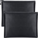 Fireproof Document Bag - 2 Pack - Fireproof and Waterproof Cash Bag with Zipper - Fireproof Document Bags - 13.4 x 9.4 Inch Waterproof and Fireproof Cash Bag Document Holder with Zipper - Fireproof Safe Storage Bag