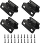 pieces - Hinges - Kitchen cabinet hinges - Cabinet door hinges - Furniture hinges - Flap hinge - Interior door hinges - surface-mounted hinges for kitchen cabinets - semi-concealed cabinet hinges - with screws - for cabinet doors, cabinets - black