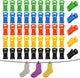 Sock dryer - 50 pieces - Sock clips - Pegs - Colorful sock clips - Plastic sock clamps - Anti-loss drying rack - Sock drying rack - Sock drying rack - Drying carousel - 5 colors