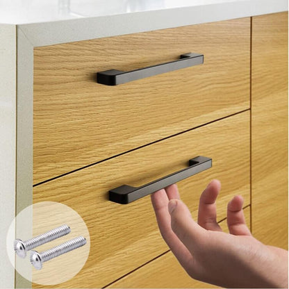 Kitchen cabinet handles - 10 pieces black kitchen handles - Furniture handles - Kitchen handle - Kitchen cabinet handles - Cabinet handles - Drawer handles - Cabinet handles - Kitchen cabinet handles - With screws - Kitchen cabinet door handles - Furnitur