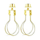 Lampshade Holder Adapter Kit with Knob Leveling System Gold Stabilizer