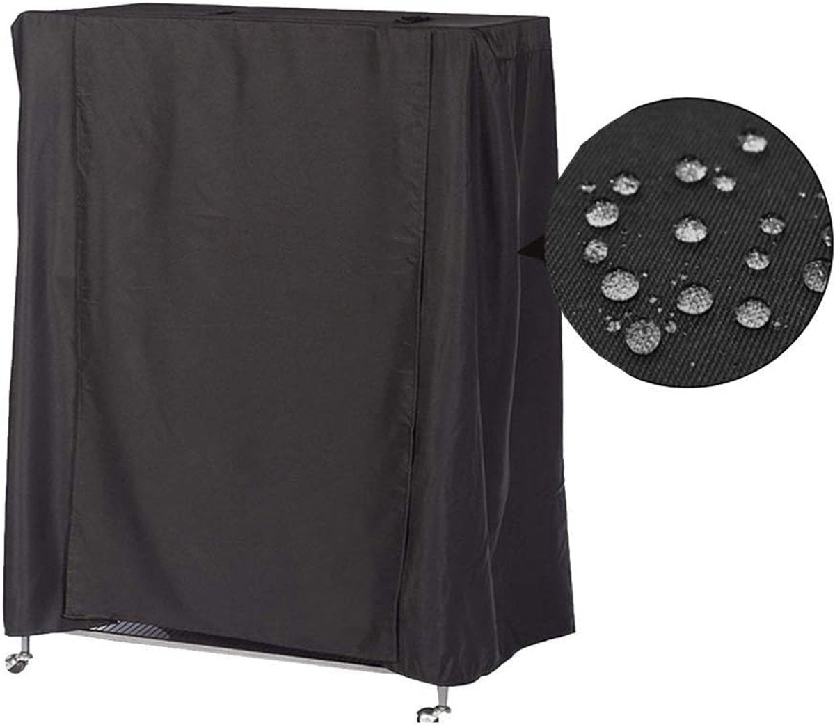 Parrot Cage Cover - Birdcage Cover and Dustproof Covers - Good Night Cover for Parrots - 210D Oxford Cloth - 104*69*122cm - Universal - Blackout - Waterproof - Black