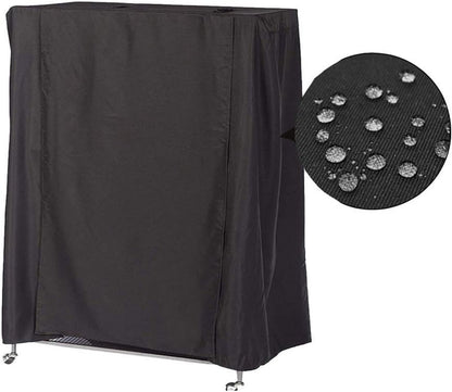 Parrot Cage Cover - Birdcage Cover and Dustproof Covers - Good Night Cover for Parrots - 210D Oxford Cloth - 104*69*122cm - Universal - Blackout - Waterproof - Black