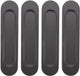 4 pieces - Sliding door handle - Sliding door handle - black - 149*35*6 mm - Furniture handle - Furniture handle - Door fitting - Furniture knob - Self-adhesive - metal