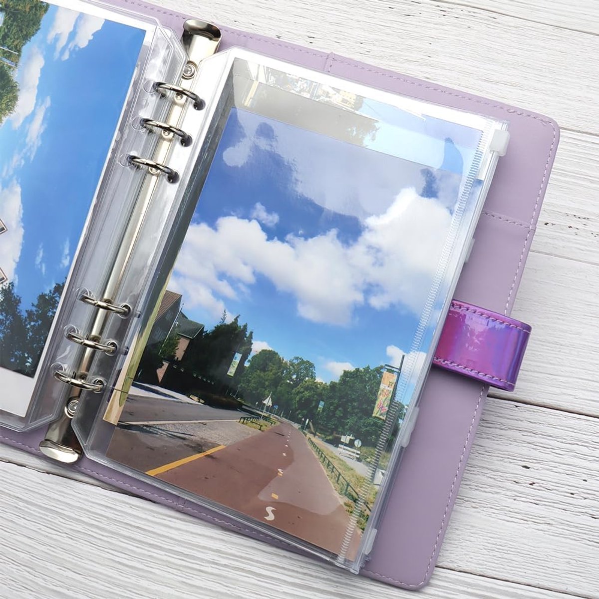 Folder - 18 Pieces - A5 Zip Bags - PVC - Waterproof - Folder Binders for 6-Ring Folders - Folder Binders - Zipper Bags for Documents - A5 Show Bag - Binder Bags - For Storage and Organization at Home, in the Office and at School - 21×15cm - Transparent
