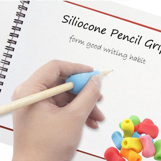 6-Pencil Grip - Soft Grip - Pencil Grips - Children/Adults - Silicone - Ergonomic Posture Correction Writing Tool