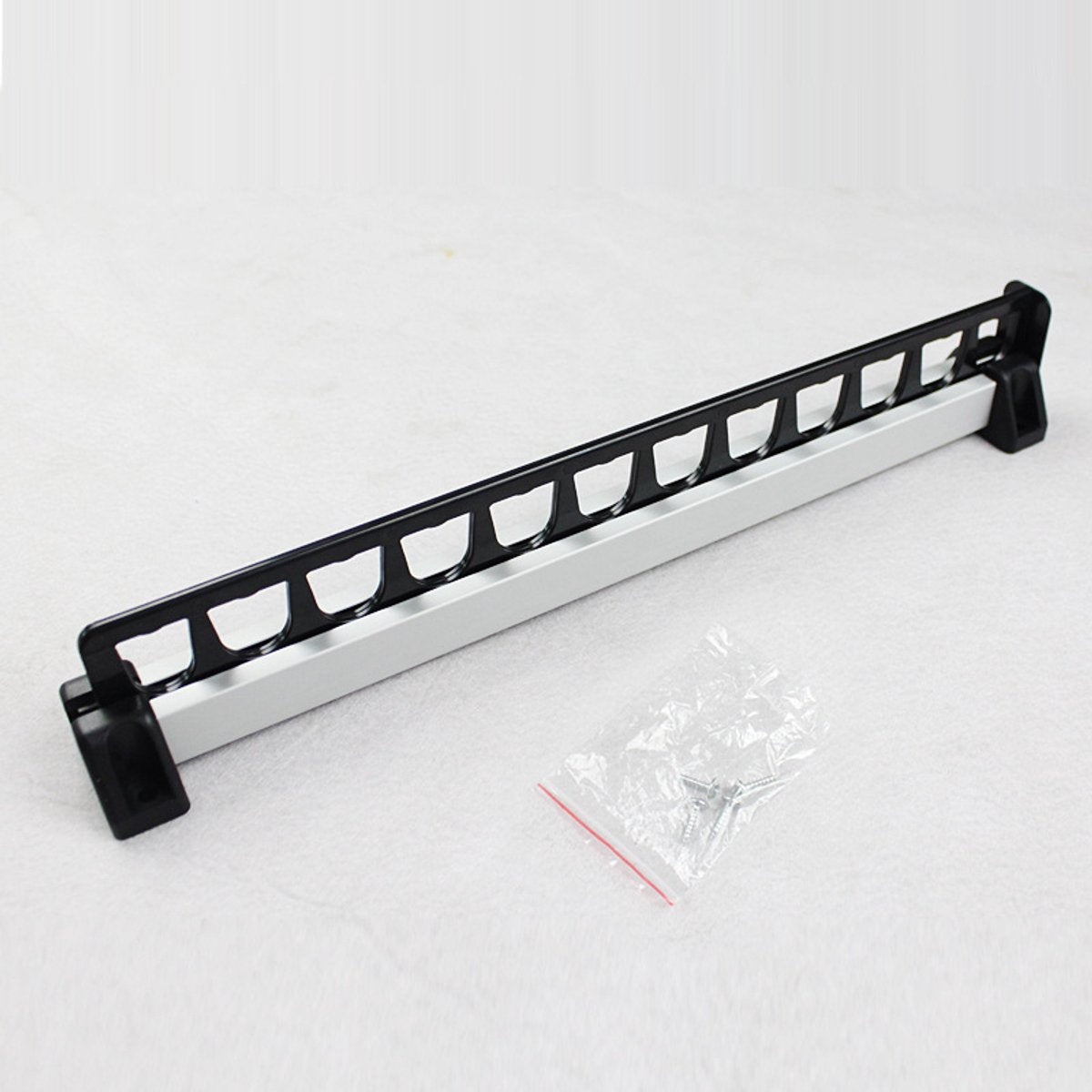 Clothes Hanger - 1 Piece - Hanger - Hanging Hooks - 315mm - Extendable - Pull Out Closet Wardrobe Rail Organizer Metal - For 12 Hangers Pack - Black