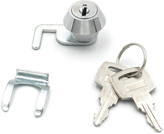 Letterbox lock - Cam lock - Cabinet lock - Cam lock - Security cabinet lock - Cylinder lock - 21.5 mm - Zinc alloy - With key - For Cabinet, Cabinet door, Filing cabinet, Letterboxes, Drawer cabinet