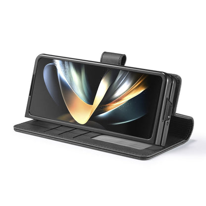 Compatible with Samsung Galaxy Z Fold6 5G Phone Case Cover with Kickstand - Black