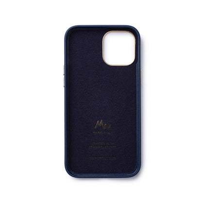iPhone 12 / 12 Pro - MagSafe Leather Mobile Case - Marie Wolt Blu Blue iPhone 12/12 Pro