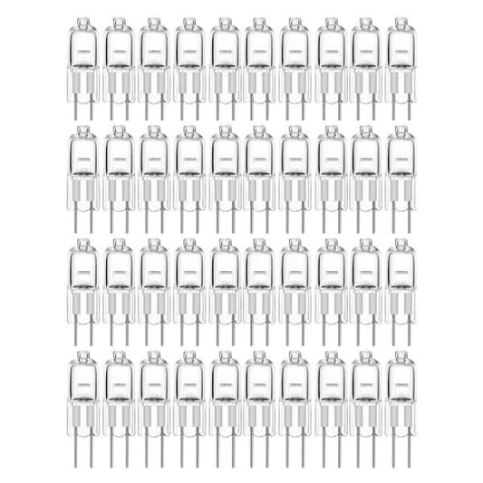 G4 Halogen Bulbs 20-Pack 10W 12V Warm White