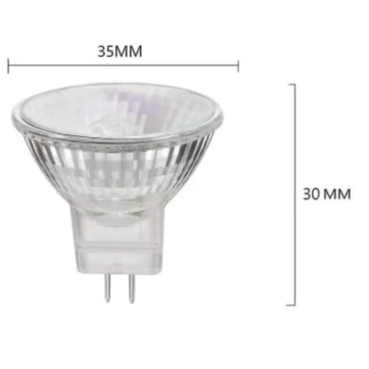 MR11 Halogen Lamp 20W 12V High CRI 6-Pack