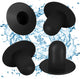 4-Pack Pool Wall Plug Replacement Parts - Above Ground Pool Filter Pump Filter Hole Plug Compatible with Intex and Bestway