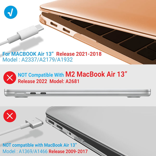 Compatible with Apple MacBook Air 13 Replacement Battery, High Capacity, Long Lasting Power A1466